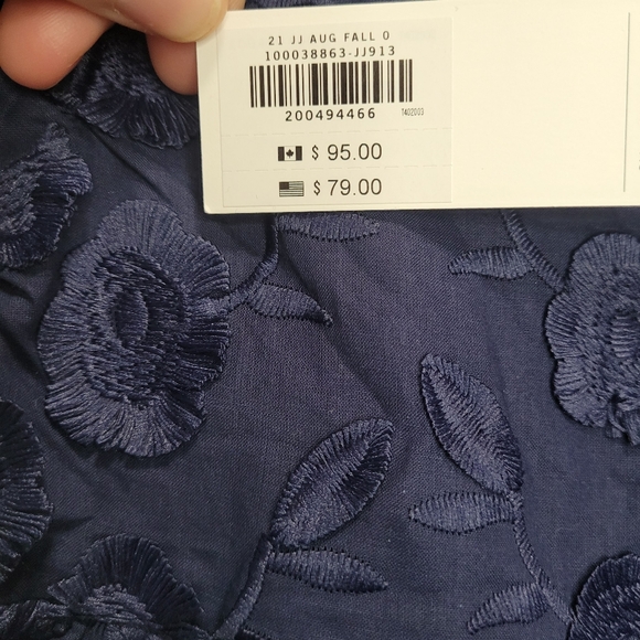 Janie and Jack Navy Floral Dress NWT - Picture 5 of 5